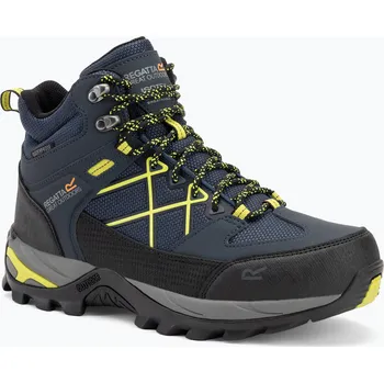 Pánská treková obuv Pánské trekové boty REGATTA Samaris III navy/lime punch