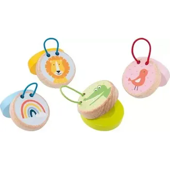 Hudební nástroj pro děti Goki Kastaněty 1 ks Krokodýl