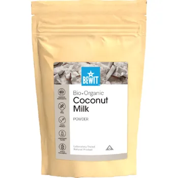 Míchaný nápoj Bewit Kokosové mléko - prášek, BIO (Perfektní i na cesty)