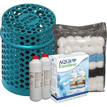 Bazénová filtrace Set se SPA STUDIO Royal filtrem s příslušenstvím a chemií