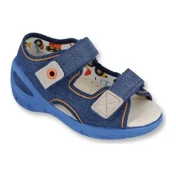 Dívčí sandály 065P126 20 - SUNNY chl. sandálky, modrá 065P126_21