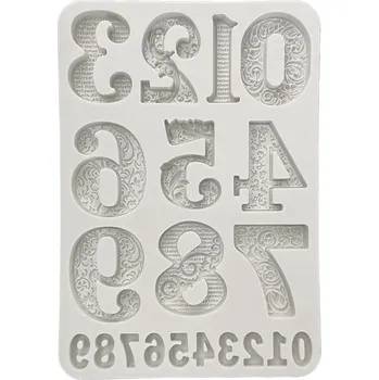 Forma na odlévání Stamperia Silikonová forma na odlévání A5 - čísla