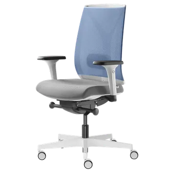 Ergonomická židle Leaf 504-SYB (mechanika s bočním rychlonastavením, 4x blokace)