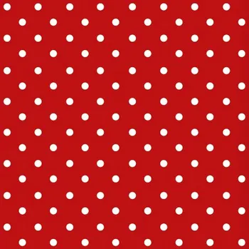 Papírový kapesník Ubrousky PAW Dekor L (20ks) Dots (red)