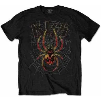 Pánské oblečení Merch Kiss: Tričko Spider XL