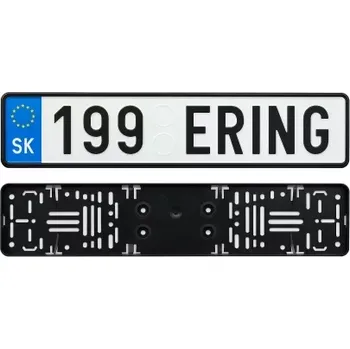 Příslušenství k helmě na motorku Minimalistický držák registrační značky Plexiclick PRO V1 (110 mm)