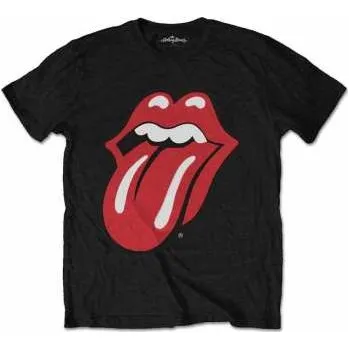 Pánské oblečení Merch The Rolling Stones: Tričko Classic Tongue XL 2022 (220224)