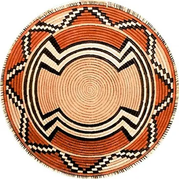 Koberec Kusový koberec Zoya 728 R kruh – na ven i na doma, 200x200 (průměr) kruh, oranžová, chodba / předsíň, Oriental Weavers - 1 rok na vrácení + DOPRAVA ZDARMA k Vám i zpět