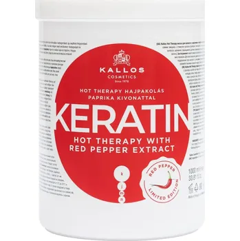 Kosmetika KALLOS Kallos Hot Therapy hair wrap with Keratin and paprika extract 1000 ml
