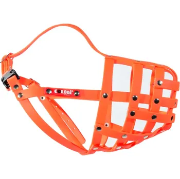 Náhubek pro psa COLORI® náhubek pro ovčácké psy L, neonově oranžový, velikost 9 pes