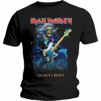 Pánské tričko Merch Iron Maiden: Tričko Eddie On Bass XXL