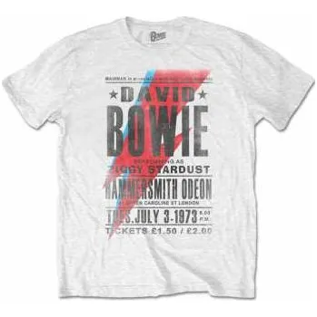Merch David Bowie: Tričko Hammersmith Odeon M (205864)