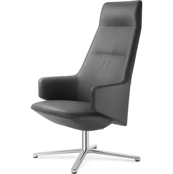 Luxusní křeslo Melody Lounge ML-XL-N6 (4-ramenný ALU leštěný kříž)