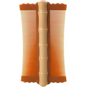 Kosmetika pro kočku Oboustranný hřeben na vši s jemnými zuby Odstraňování blech a lupů Hřeben na vlasy Stylingový nástroj pro péči o vlasy béžova