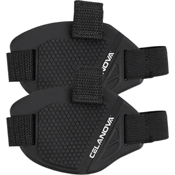 2 ks Protiskluzový gumový chránič motocyklových bot 8,5 x 11,5 cm Řadicí ochrana s elastickým páskem 30 cm Univerzální doplněk