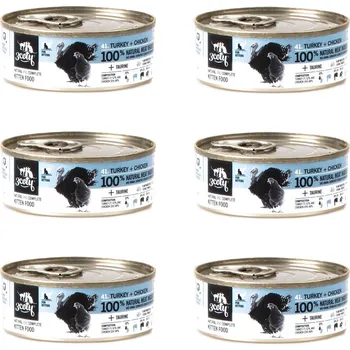 Krmivo pro kočku 3COTY Turkey with chicken For kittens - mokré krmivo pro kočky - 6x80g