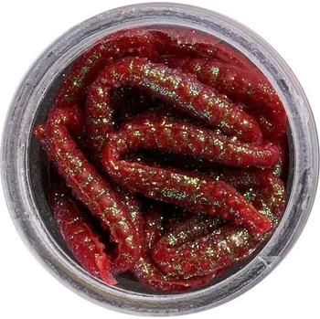 Rybářský háček Berkley Gumová Nástraha PowerBait Power Honey Worm Red Scales