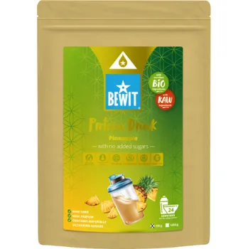 Míchaný nápoj Bewit Proteinový nápoj, ananas se stévií, BIO (Energie, Trávení, Cholesterol)