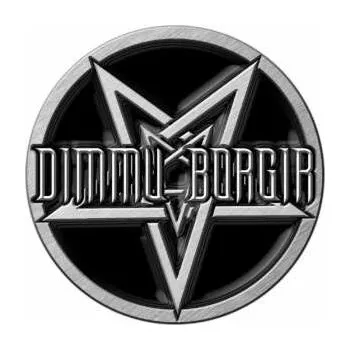 Merch Dimmu Borgir: Placka Pentagram Ocel 2019