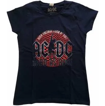 Merch AC/DC: Dámské Tričko Hard As Rock XS 2022 (200904)