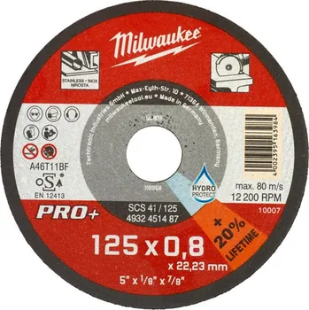 Řezný kotouč Kotouč řezný MILWAUKEE PRO+ 125x0,8mm