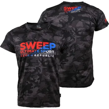 Pánské tričko SWEEP SMTS158 CZECH černá 3XL