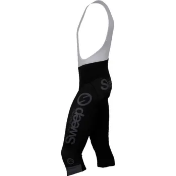 Cyklistické kalhoty SWEEP CYKLO K015 se šlemi - černá/šedá M