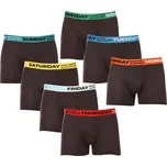 Gianvaglia 7PACK pánské boxerky černé (GVG-5068) XL