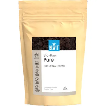 Míchaný nápoj Bewit Ceremoniální kakao Pure, BIO RAW 200 g (Probuzení smyslů)