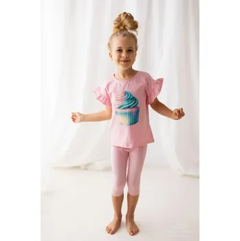 Dívčí tričko Dívčí tričko s cupcake- Lily Grey 104 / 4 roky