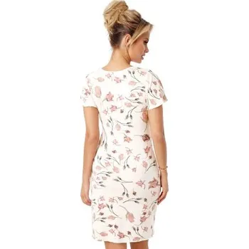 Dámská noční košile Noční košilka Donna Amaris - viskóza Ecru 2XL(44)