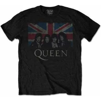 Pánské tričko Merch Queen: Dětské Tričko Vintage Union Jack 7-8 let