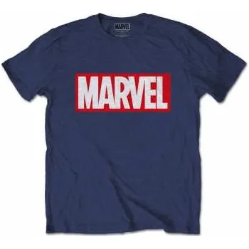 Pánské oblečení Merch Marvel Comics: Tričko Marvel Box Logo Marvel Comics S