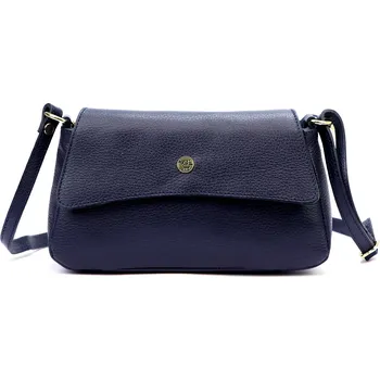 Kabelka Kožená crosbody kabelka Gregorio 1746 tmavě modrá