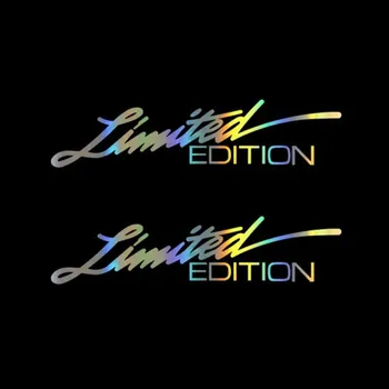 2 ks Samolepka Limited Edition 16 x 4 cm Auto Moto Nálepka Tuning Dekorace na Karoserii Sportovní Styl Vnější Doplňky Vozidla vícebarevná