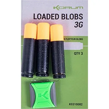 Signalizátor záběru Korum Splávek Loaded Blobs 3gr 3ks