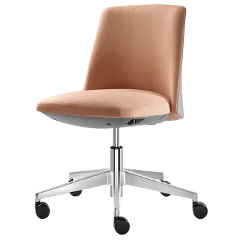 Jídelní židle Designové křeslo Melody Design 775-FR,F40-N6 (hliníkový leštěný kříž)