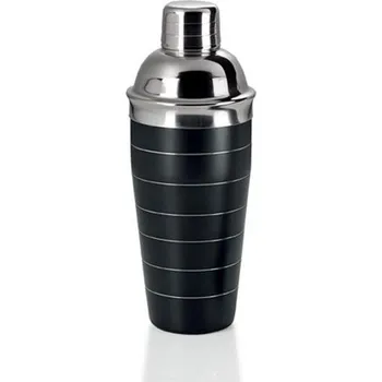 Shaker šejkr 0,75l DELUX BLACK, černý, NR