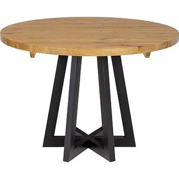 Jídelní stůl ST396 průměr stolu 100 povrchová úprava dub DUB kakao