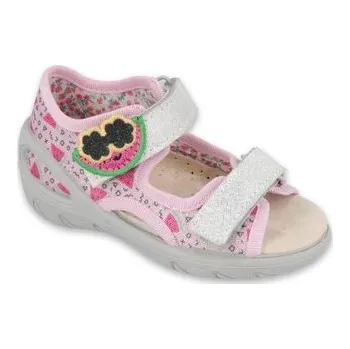 Dívčí obuv 065P152 20 - SUNNY dívčí sandálky Befado, meloun 065P152_21