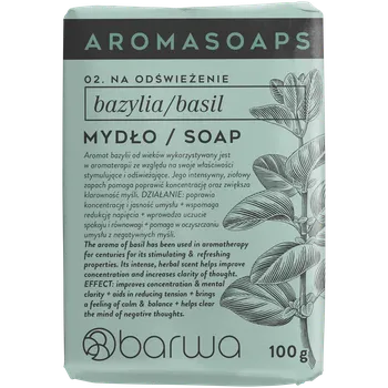 Mýdlo Barwa Aroma soaps aromaterapeutické mýdlo v kostce bazalka, 100 g
