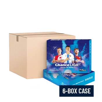Sběratelství 2024-25 SportZoo Chance Liga Serie 2 Premium 6-Box CASE