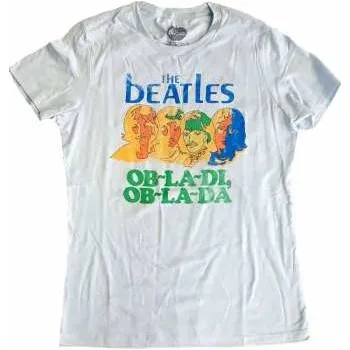Pánské oblečení Merch The Beatles: Dámské Tričko Ob-la-di M (202828)