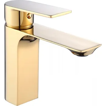 Vodovodní baterie Mexen Alexa baterie umyvadlová, zlatá - 71200-50 Umyvadlové baterie
