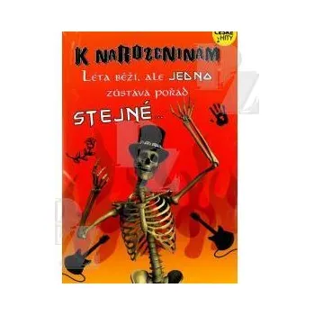 Blahopřání s textem Narozeniny Kostlivec Hrací, Albi