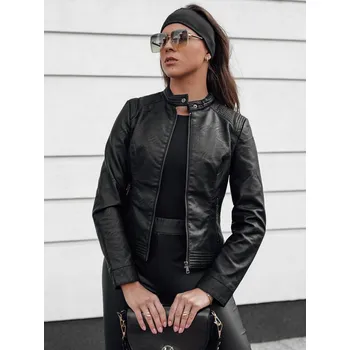 Dámský křivák Dámská bunda kožená SKINVEX TY4629 Barva: Černá, Velikost: L