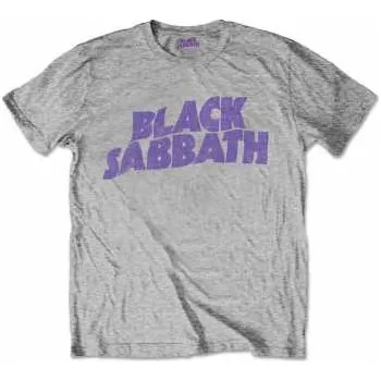Pánské oblečení Merch Black Sabbath: Dětské Tričko Wavy Logo Black Sabbath 11-12 let (206345)