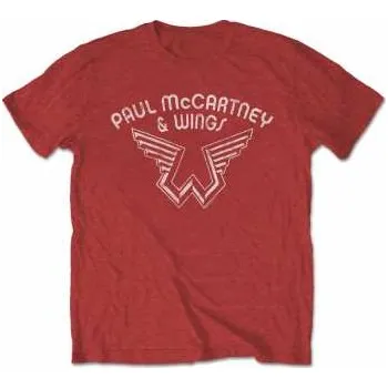 Pánské tričko Merch Paul McCartney: Tričko Wings Logo Paul Mccartney M (218016)