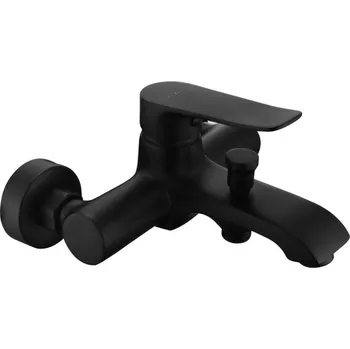 Vodovodní baterie Mexen Pecos vanová baterie, černá - 72730-70 Vanovo-sprchové baterie