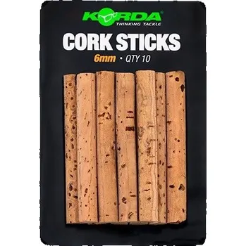 10ks - Korkové Tyčinky Korda Cork Sticks 8mm